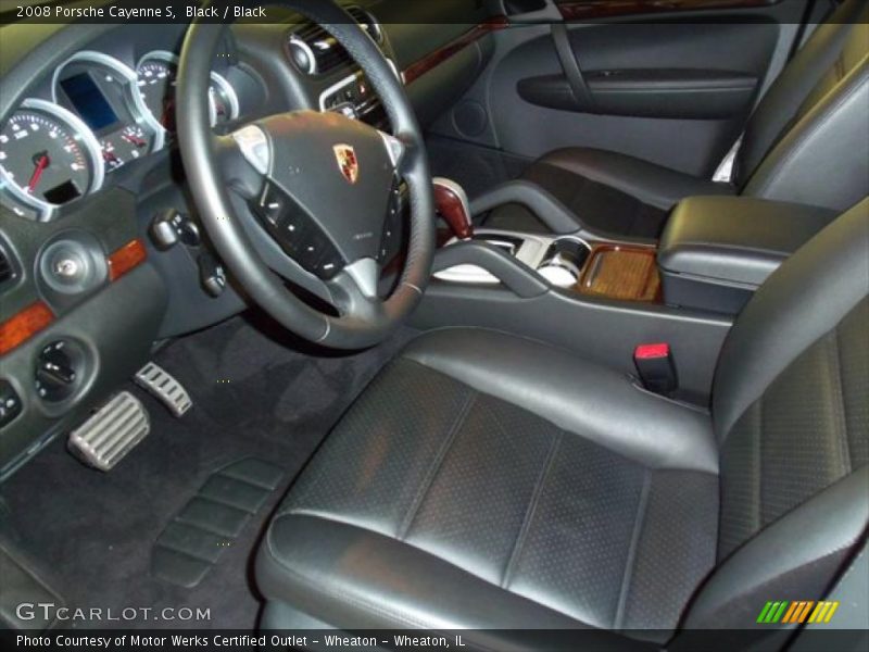 Black / Black 2008 Porsche Cayenne S