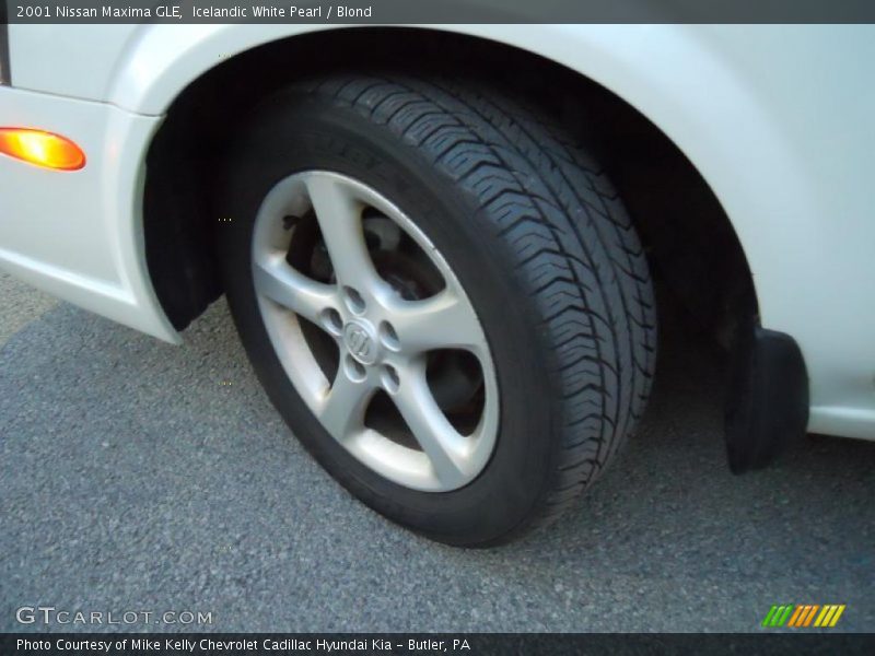 Icelandic White Pearl / Blond 2001 Nissan Maxima GLE