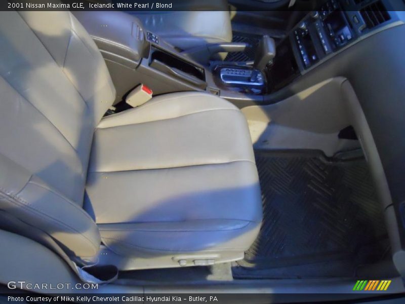 Icelandic White Pearl / Blond 2001 Nissan Maxima GLE