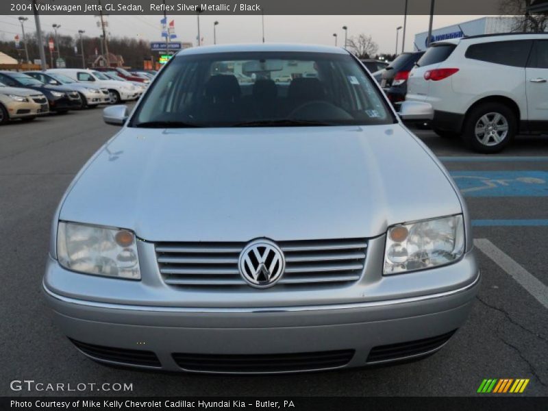 Reflex Silver Metallic / Black 2004 Volkswagen Jetta GL Sedan