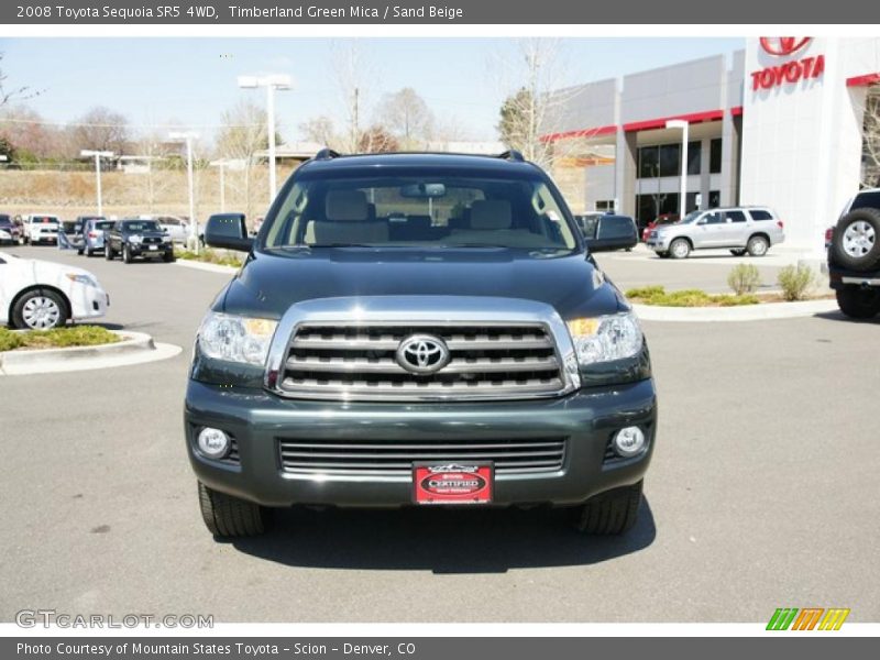Timberland Green Mica / Sand Beige 2008 Toyota Sequoia SR5 4WD