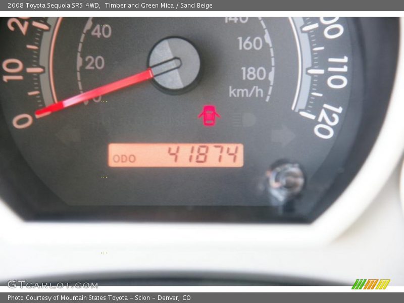 Timberland Green Mica / Sand Beige 2008 Toyota Sequoia SR5 4WD