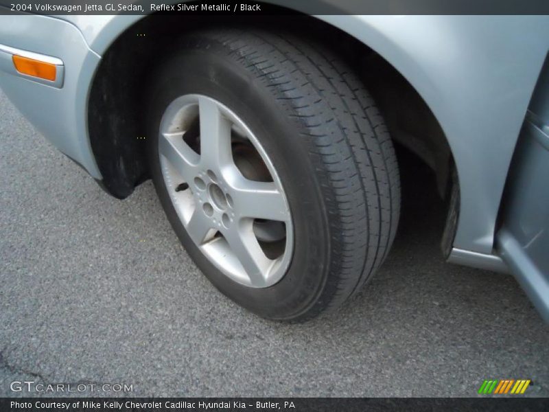 Reflex Silver Metallic / Black 2004 Volkswagen Jetta GL Sedan
