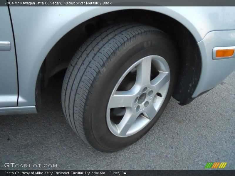 Reflex Silver Metallic / Black 2004 Volkswagen Jetta GL Sedan