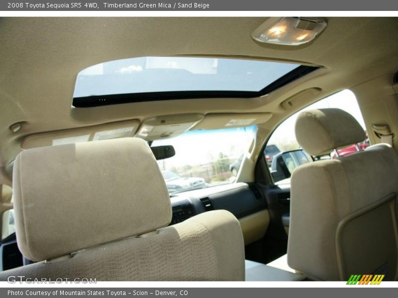 Timberland Green Mica / Sand Beige 2008 Toyota Sequoia SR5 4WD