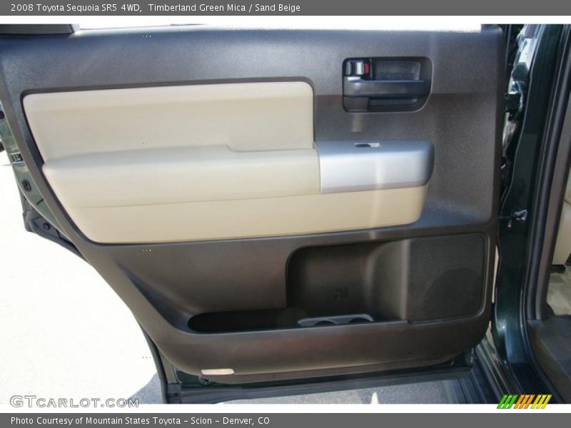 Timberland Green Mica / Sand Beige 2008 Toyota Sequoia SR5 4WD