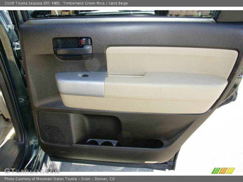 Timberland Green Mica / Sand Beige 2008 Toyota Sequoia SR5 4WD