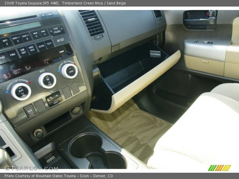 Timberland Green Mica / Sand Beige 2008 Toyota Sequoia SR5 4WD
