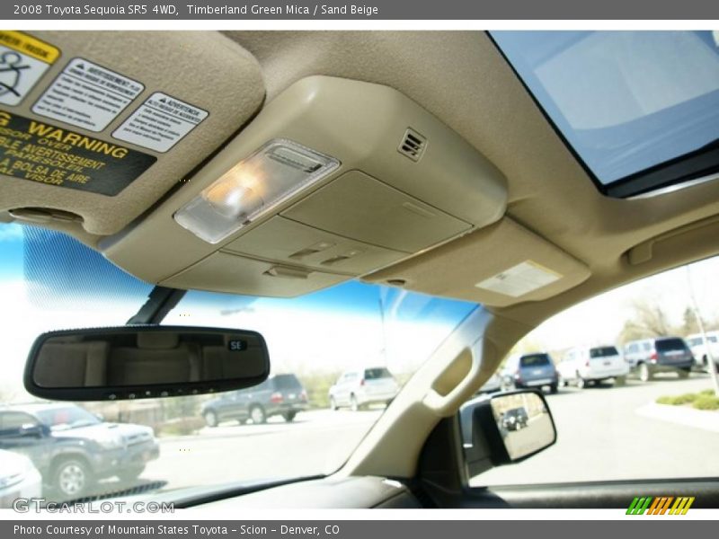 Timberland Green Mica / Sand Beige 2008 Toyota Sequoia SR5 4WD