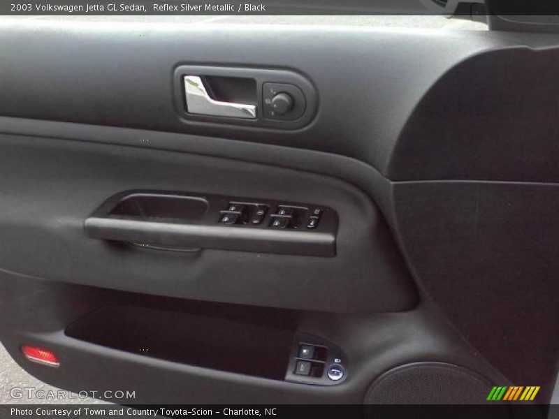 Reflex Silver Metallic / Black 2003 Volkswagen Jetta GL Sedan