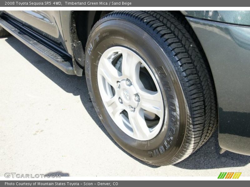 Timberland Green Mica / Sand Beige 2008 Toyota Sequoia SR5 4WD