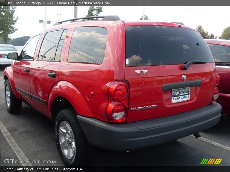 Flame Red / Medium Slate Gray 2005 Dodge Durango ST 4x4