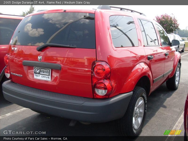 Flame Red / Medium Slate Gray 2005 Dodge Durango ST 4x4