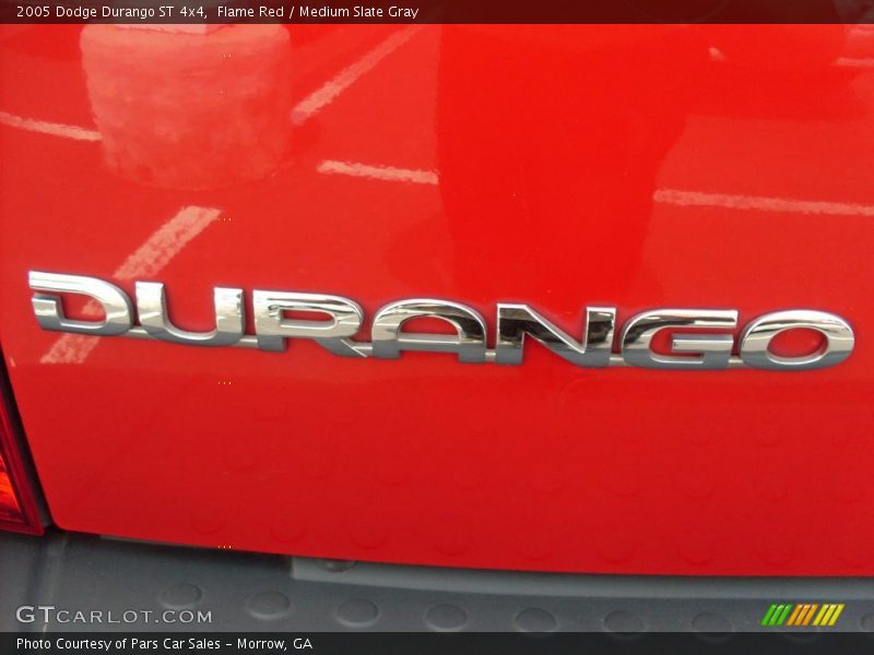 Flame Red / Medium Slate Gray 2005 Dodge Durango ST 4x4