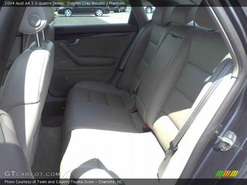 Dolphin Grey Metallic / Platinum 2004 Audi A4 3.0 quattro Sedan