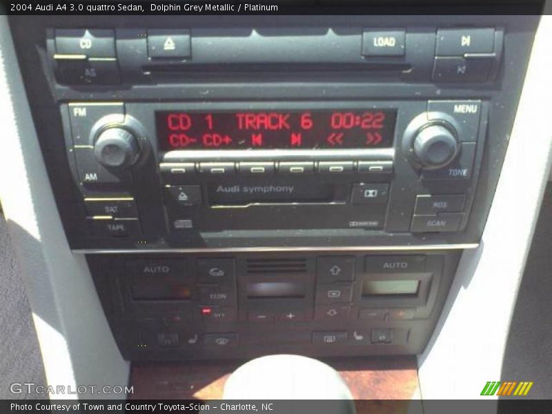 Dolphin Grey Metallic / Platinum 2004 Audi A4 3.0 quattro Sedan