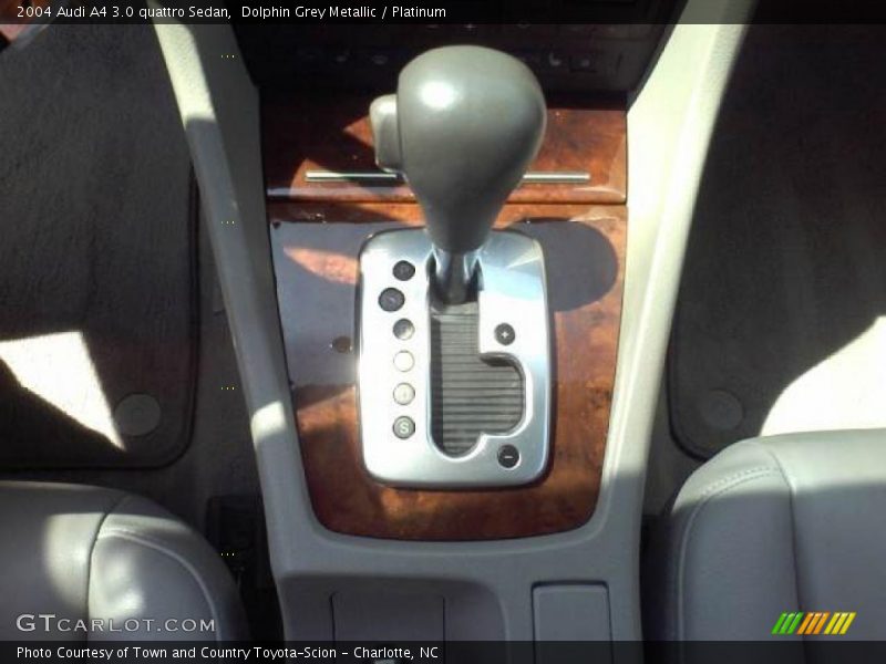 Dolphin Grey Metallic / Platinum 2004 Audi A4 3.0 quattro Sedan
