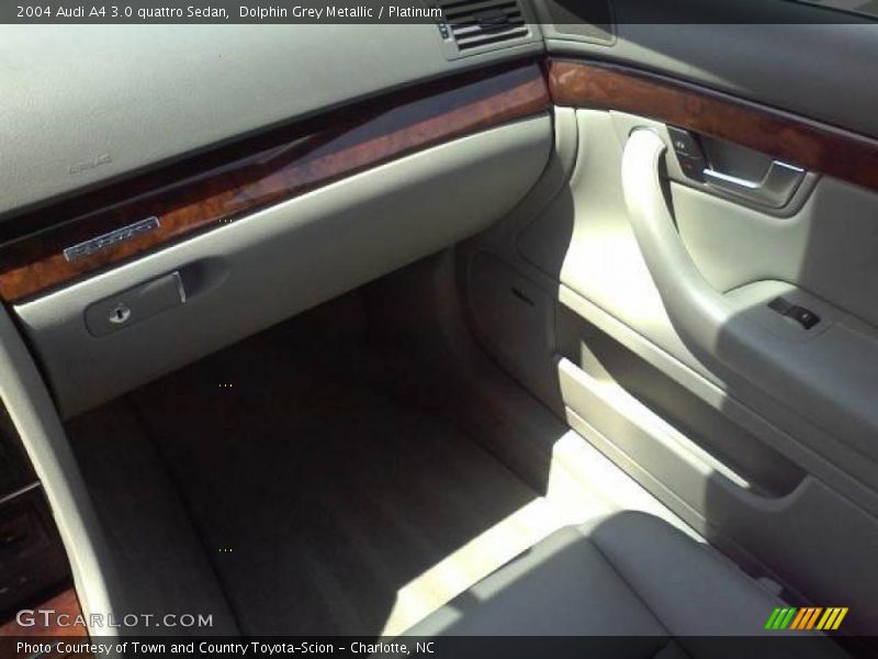 Dolphin Grey Metallic / Platinum 2004 Audi A4 3.0 quattro Sedan