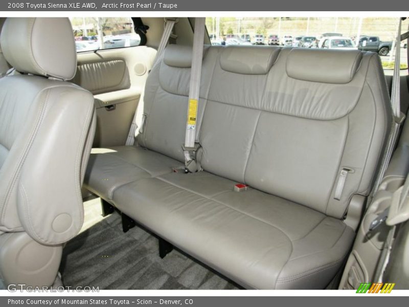 Arctic Frost Pearl / Taupe 2008 Toyota Sienna XLE AWD