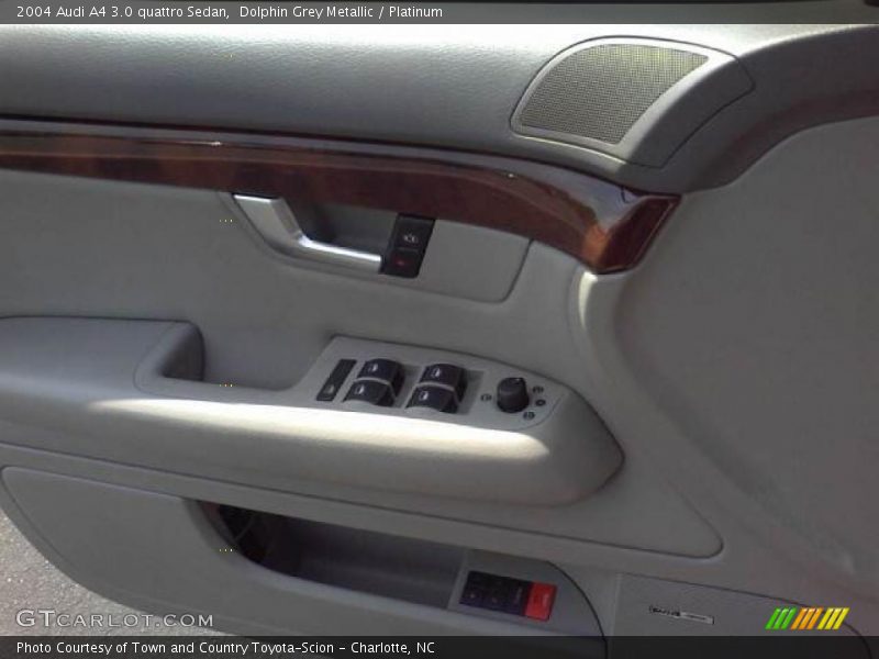 Dolphin Grey Metallic / Platinum 2004 Audi A4 3.0 quattro Sedan