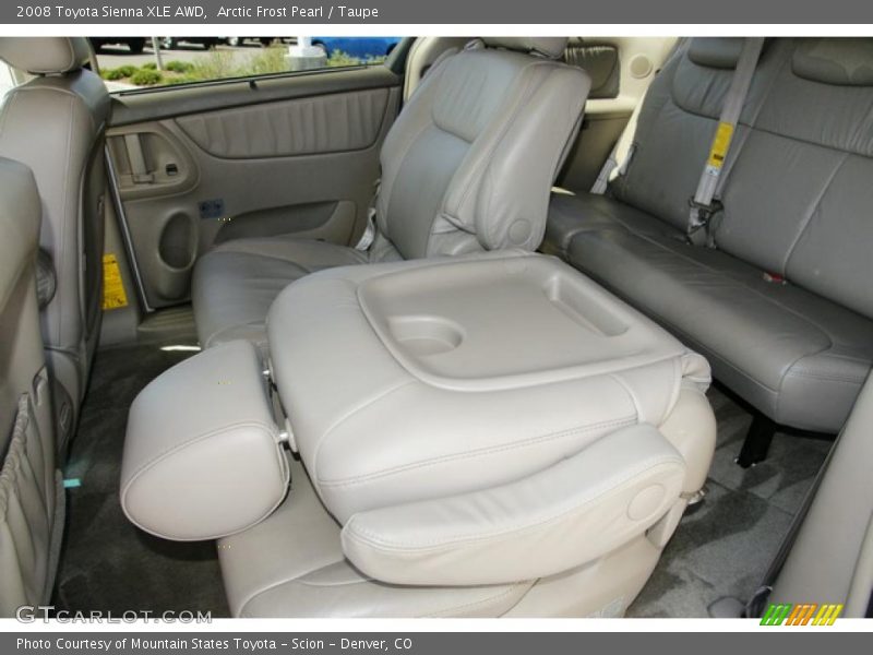 Arctic Frost Pearl / Taupe 2008 Toyota Sienna XLE AWD