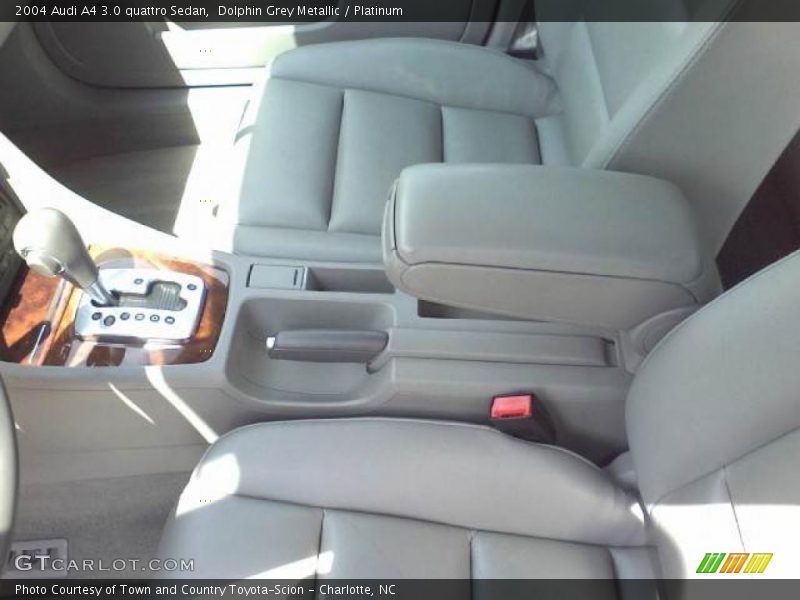 Dolphin Grey Metallic / Platinum 2004 Audi A4 3.0 quattro Sedan