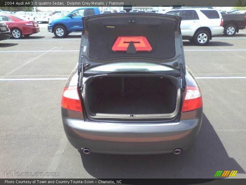 Dolphin Grey Metallic / Platinum 2004 Audi A4 3.0 quattro Sedan