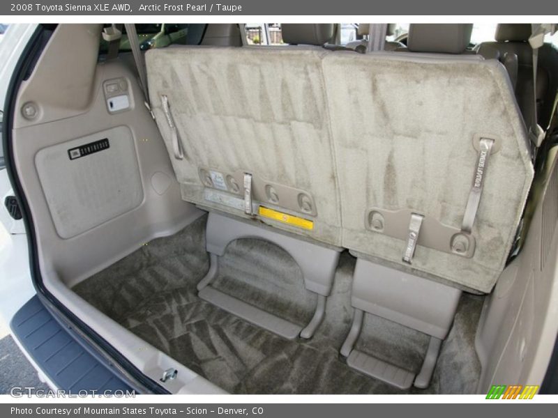 Arctic Frost Pearl / Taupe 2008 Toyota Sienna XLE AWD