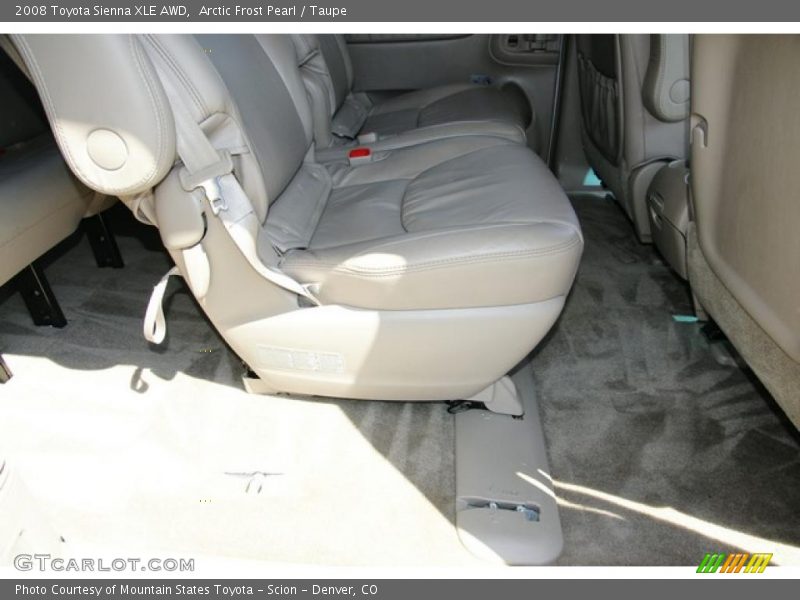 Arctic Frost Pearl / Taupe 2008 Toyota Sienna XLE AWD
