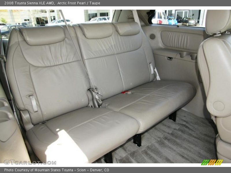 Arctic Frost Pearl / Taupe 2008 Toyota Sienna XLE AWD