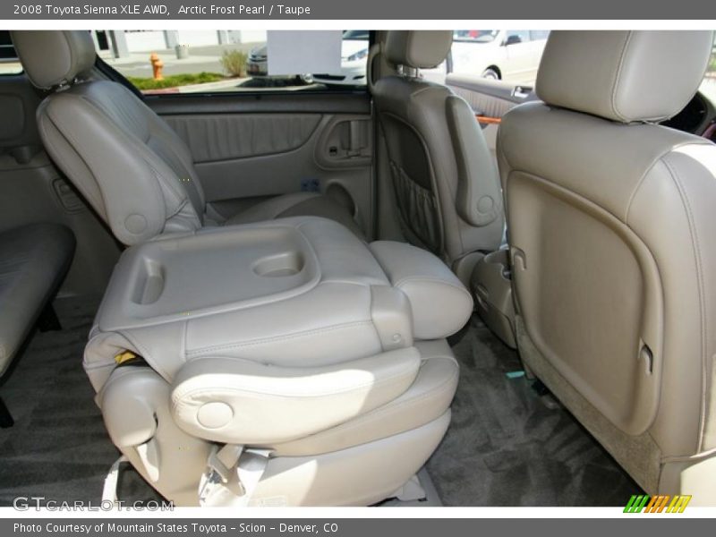 Arctic Frost Pearl / Taupe 2008 Toyota Sienna XLE AWD