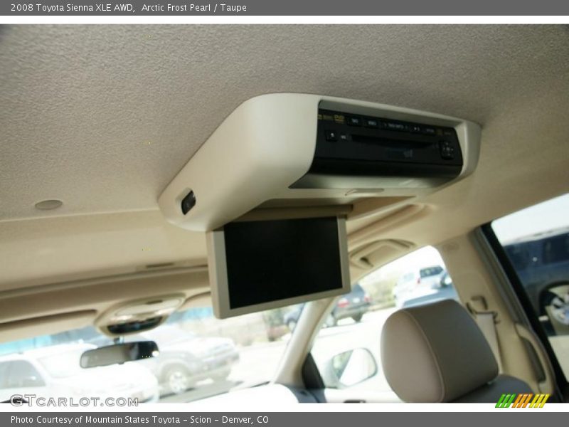 Arctic Frost Pearl / Taupe 2008 Toyota Sienna XLE AWD