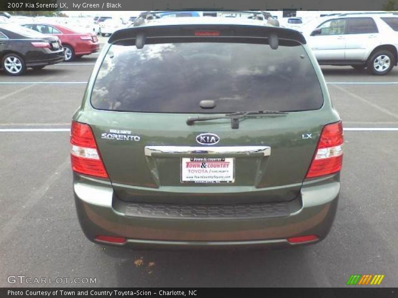 Ivy Green / Black 2007 Kia Sorento LX