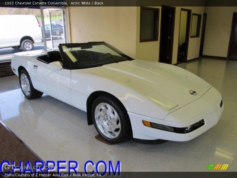 Arctic White / Black 1993 Chevrolet Corvette Convertible