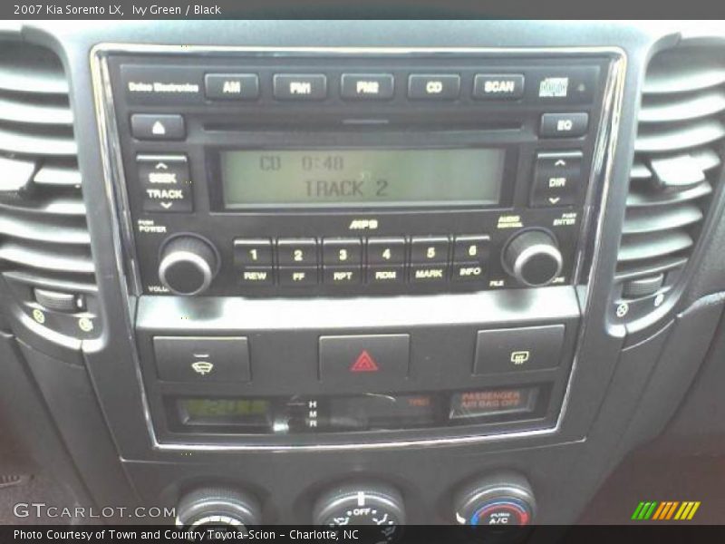 Ivy Green / Black 2007 Kia Sorento LX