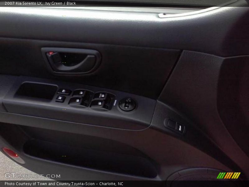 Ivy Green / Black 2007 Kia Sorento LX