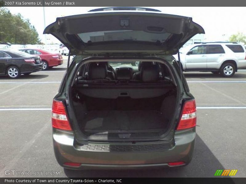Ivy Green / Black 2007 Kia Sorento LX