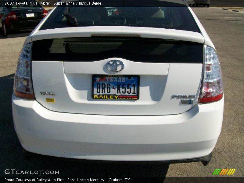 Super White / Bisque Beige 2007 Toyota Prius Hybrid