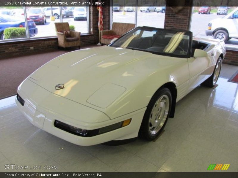 Arctic White / Black 1993 Chevrolet Corvette Convertible