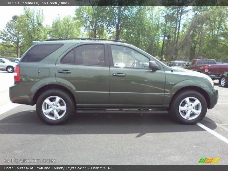 Ivy Green / Black 2007 Kia Sorento LX