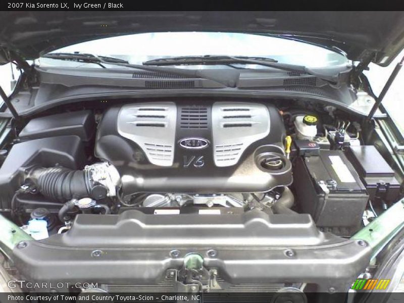 Ivy Green / Black 2007 Kia Sorento LX