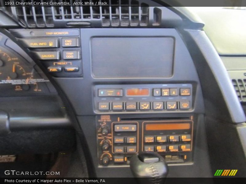 Controls of 1993 Corvette Convertible