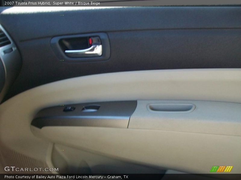 Super White / Bisque Beige 2007 Toyota Prius Hybrid