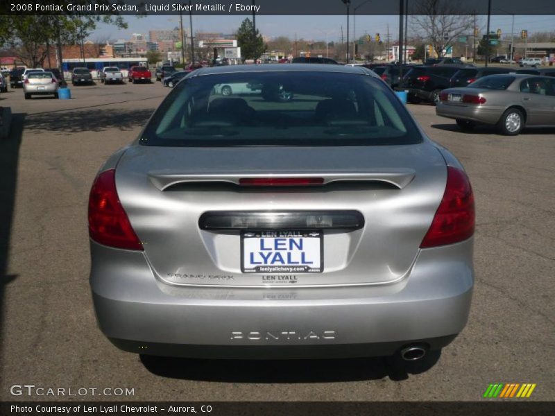 Liquid Silver Metallic / Ebony 2008 Pontiac Grand Prix Sedan