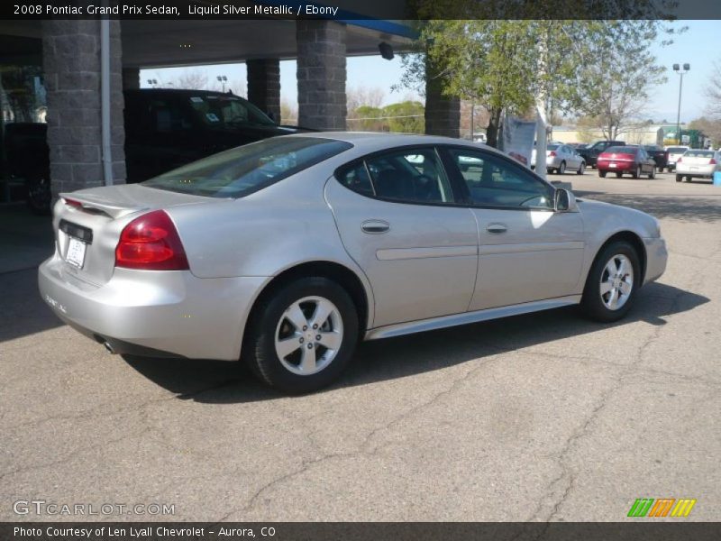 Liquid Silver Metallic / Ebony 2008 Pontiac Grand Prix Sedan
