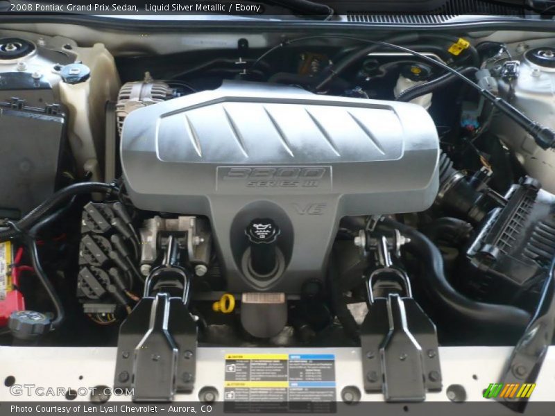 Liquid Silver Metallic / Ebony 2008 Pontiac Grand Prix Sedan