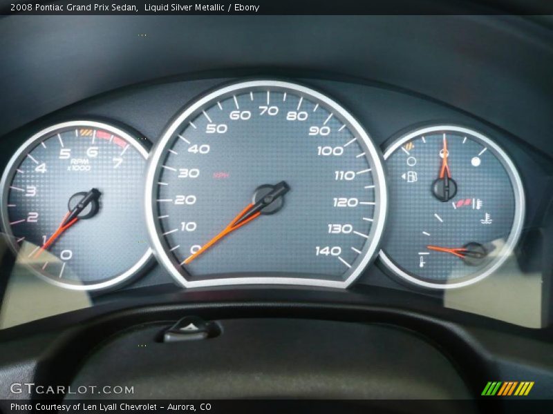 Liquid Silver Metallic / Ebony 2008 Pontiac Grand Prix Sedan
