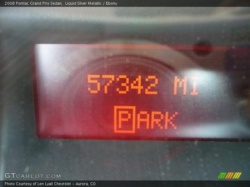 Liquid Silver Metallic / Ebony 2008 Pontiac Grand Prix Sedan