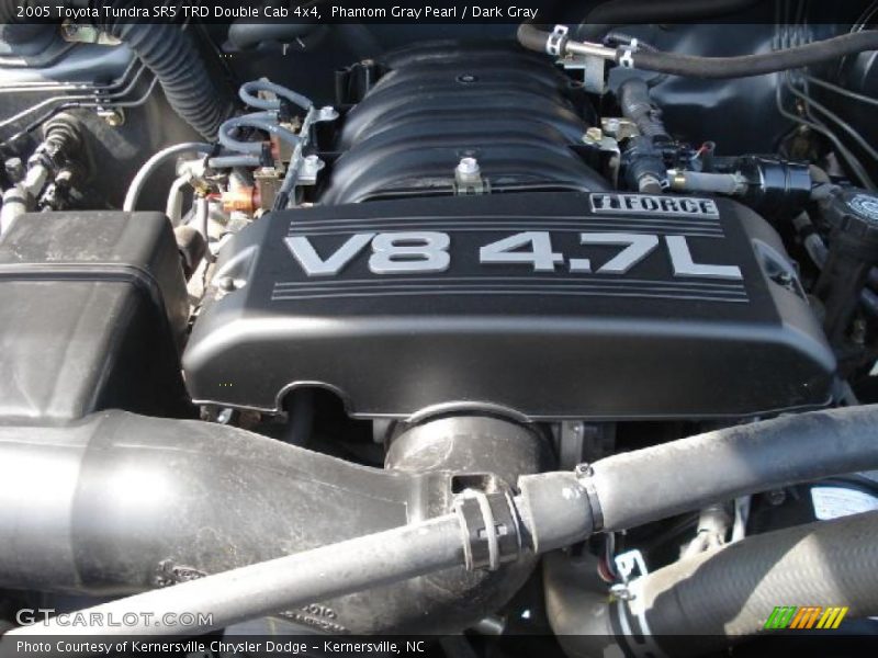 Phantom Gray Pearl / Dark Gray 2005 Toyota Tundra SR5 TRD Double Cab 4x4