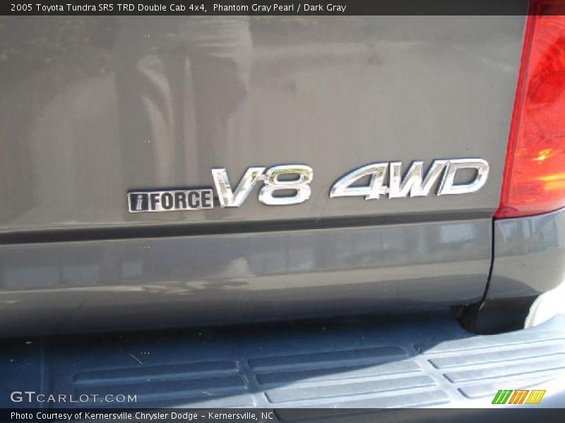 Phantom Gray Pearl / Dark Gray 2005 Toyota Tundra SR5 TRD Double Cab 4x4